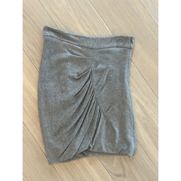 Thakoon Addition  Asymmetrical Mini Skirt Gray Size 2 - Picture 1 of 5